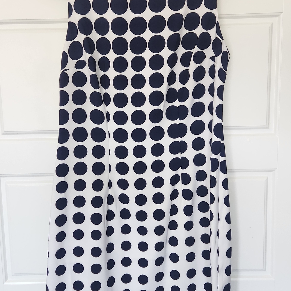 Alyx Navy and White Patterned Dress
